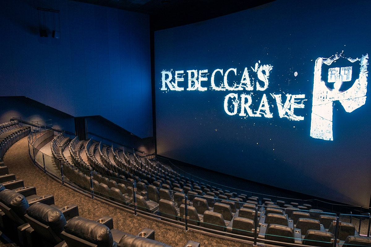 2026 Cineplex Trinity Drive big screen entry in the official Rebecca’s Grave timeline